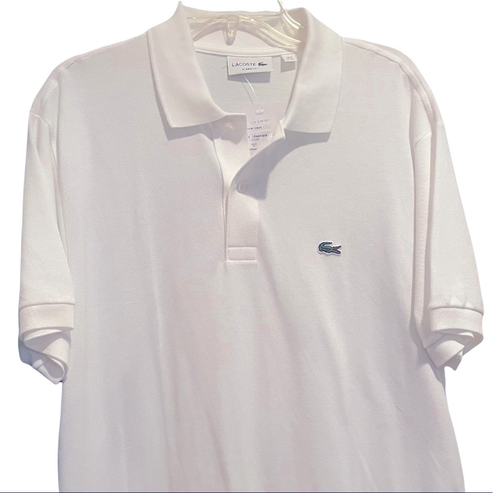 Men’s White XL Lacoste Polo Shirt